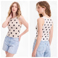 2026 Summer Fashion Polka Dot Sleeveless Short Tank Top for Women