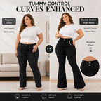 🔥 Curves Sculpting Butt Lifter Bell Bottoms – Casual & Party Stretch Jeans 💃